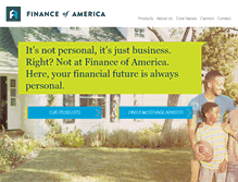 Tablet Screenshot of financeofamerica.com